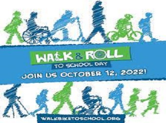 Walk, Bike and Roll to School Day - Wednesday, October 12, 2022