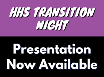 Freshmen Transition Night Presentation Now Available
