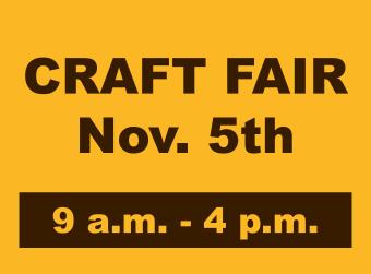 Craft Fair November 5