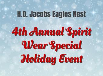 4th Annual Spirit Wear Special Holiday Event