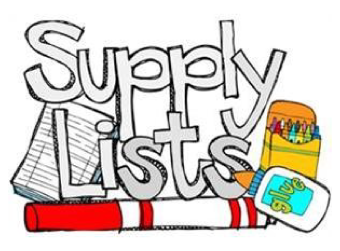 School Supply List 2024-2025