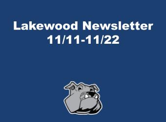 Lakewood Newsletter/Boletín Semanal 