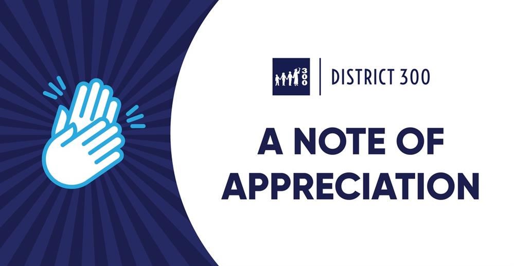 A Note of Appreciation