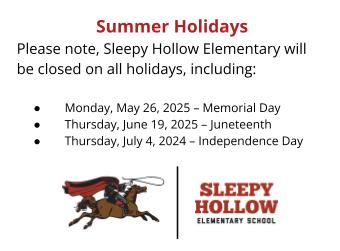 Summer Holidays - Office Closed