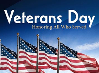 SHES Veteran's Day Celebration- November 11th