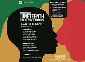 Juneteenth Event Schedule Announced