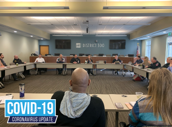 District 300 Meets with Local Leaders to Discuss Coronavirus (COVID-19)
